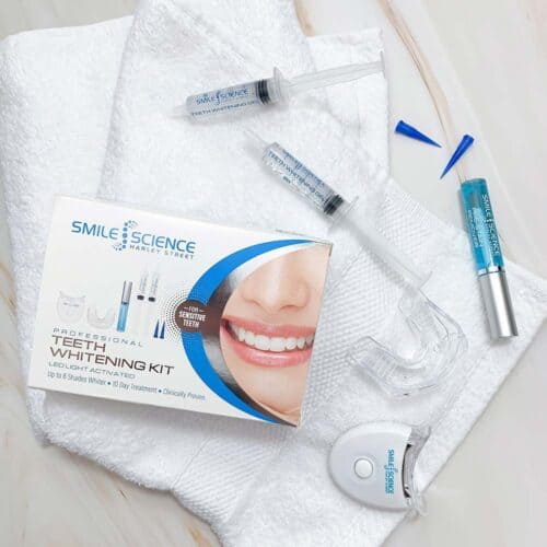 Professional Teeth Whitening Kit LED Light Activated