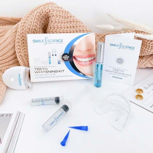 Professional Teeth Whitening Kit LED Light Activated