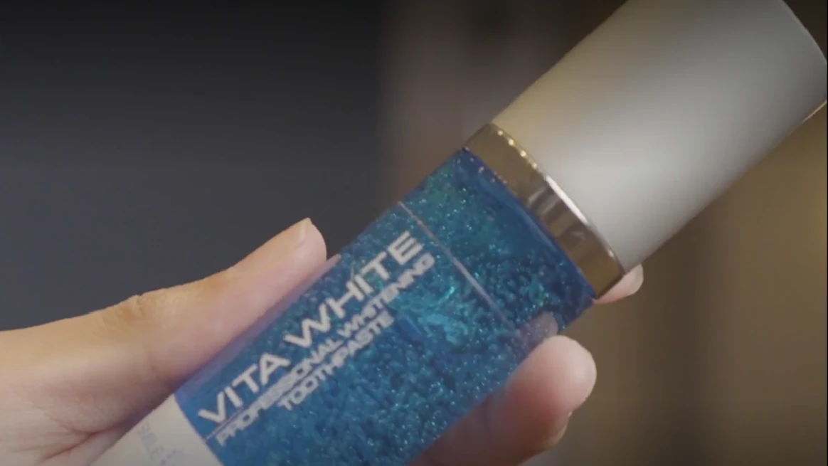 Professional Vita-White-Whitening-Toothpaste-Video